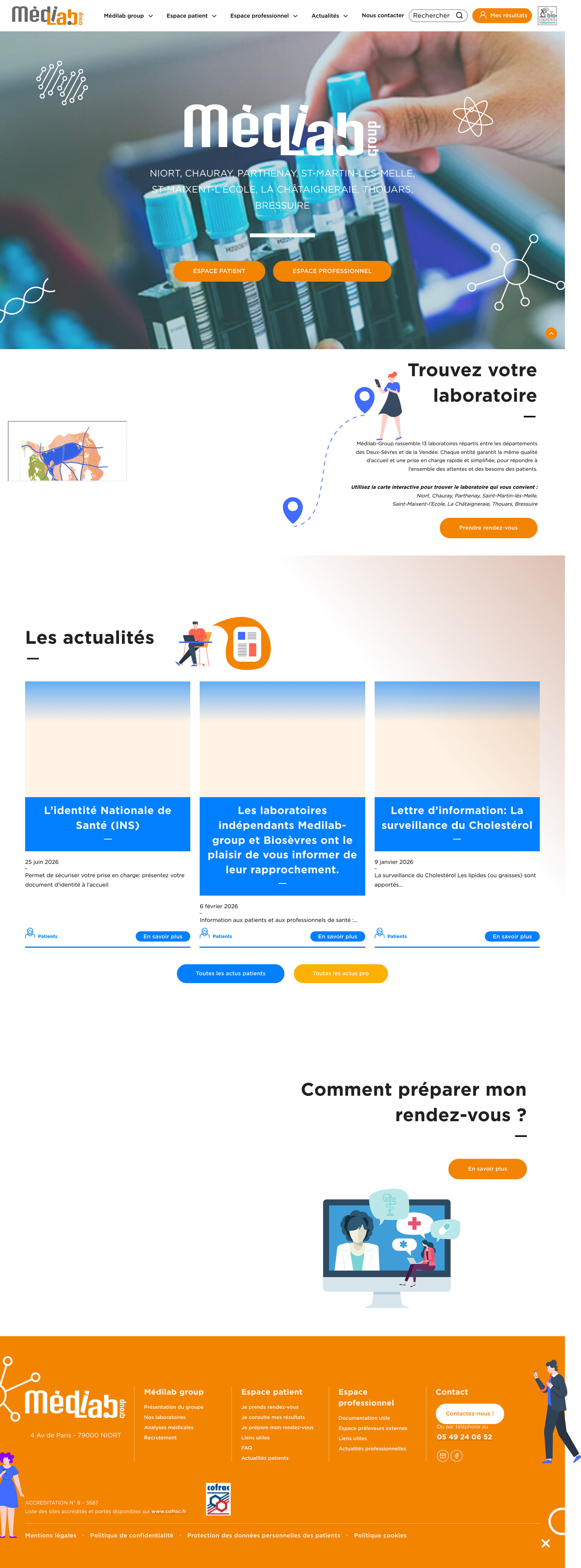 Médilab-Group — original site before rebuild